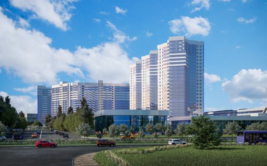 квартира, комнат 2, этаж 20