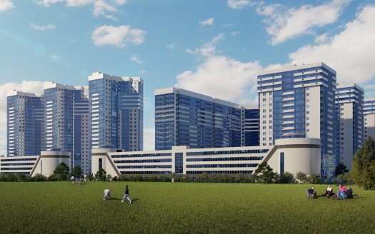 Квартира, комнат 3, этаж 21